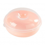 Bagel Container Round Sandwich Box Bagel Keeper Holder Bread Storage Box Bagel Saver Container for Home Kitchen Bagel Carrying Case with Airtight Lid sinine