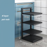 Potiriiul hoiustamisriiul valamukapi all olev mitmekihiline reguleeritav riiul, mis on p&uuml;hendatud potiriiulile 4 layer