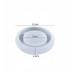 &Uuml;mmargune betoonist k&uuml;&uuml;nlaanuma vorm silikoonist s&auml;ilituskarp Epoksiidvaiguvorm DIY k&uuml;&uuml;nlajalgade k&auml;sit&ouml;&ouml; valmistamiseks tsemendist savist vormitarvikud puhas