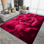 Rose Flowers Nordic Love Romantiline vaibavaip elutoa magamistoa sisekujunduseks, libisemisvastane p&otilde;randamatt diivani uksematile 60*90cm