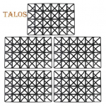5 tk lillepotihoidja taimealus, tugev kandev&otilde;ime, suure mahutavusega &otilde;hutus &auml;ravoolu v&auml;ljas istutusmasina potialus Taimekasvatuskottide hoidik 24PCS