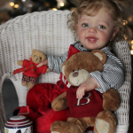 60 cm suur Yannik Reborn Simulation Baby Doll Realistlik pehmest riidest keha Rebirth Doll Puhas k&auml;si 3D-maalitud Naha imitatsioon Nuku veenid N&auml;htav Veri 60cm cloth body