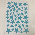 Kunst mitmes suuruses kaunistused lastele kleebised Star Art lasteaed Magamistoa vin&uuml;&uuml;lkaunistus seinakleebised lastele 3-5cm pruun