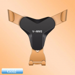 Gravitatsiooniline Autohoidik Auto &Otilde;huava Kinnitusklamber Mobiiltelefoni Hoidik Ilma Magnetita GPS Mobiiltelefoni Alus iPhone'ile Xiaomi Samsungile must