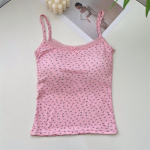 Naiste mood, suvine spagetirihmaga spagetitopsid Seksikas Boho Bow eesmine varrukateta Camisole s&auml;rk One Size must