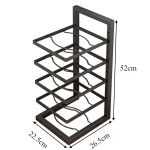 Roostevabast terasest k&ouml;&ouml;giriiul, kraanikauss, mitmekihiline majapidamisriiul, k&ouml;&ouml;gitarbed Potiriiul on spetsiaalselt loodud pottide ja n&otilde;ude hoidmiseks. 5 layer