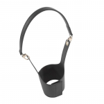 Kaasaskantavad korduvkasutatavad PU-nahast tassi varrukahoidja kohvitassi k&auml;eshoitavad varrukatopsihoidja rihmad One Size must