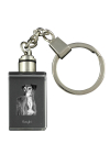 Saluki, Persian Greyhound, Arabian hound, Gazelle hound - Crystal key ring with dog photo, illuminated key ring, unique gift by Art-Dog brand