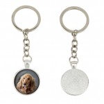 English Cocker Spaniel - keychain in a box, own photo, keychain pendant from Art-Dog brand