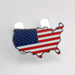 USA lipu 3D metallist auto esiv&otilde;re m&auml;rgi iluv&otilde;re embleem