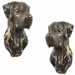 Great Dane II - Dog statue, hanging bust, unique decoration for dog lover by Art-Dog brand