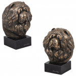 Chow Chow - Dog statue, bust on stone base, sculpture, trophy for dog show by Art-Dog brand
