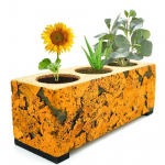 Korgist Lillevaas 3 auguga, 3-in-1 Korgist Taimen&otilde;ude Komplekt Drenaažiga