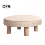 V&auml;ike &uuml;mmargune taburet Stabiilne &uuml;mmargune poleeritud peene t&ouml;&ouml;tlusega looduslikud materjalid kaasaegne hoiukoht Keskkonnas&otilde;bralik puidust v&auml;rviline lastetaburet kodutarvikud