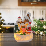 J&otilde;ulud h&otilde;&otilde;guv majaehitus Miniatuurne j&otilde;uluvana kujukeste puhkus Green House