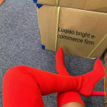 mood 2024 s&uuml;gis talv naiste k&otilde;rge kontsaga saapad mood kudum venivad saapad naiste retro pikad saapad keskmise sokiga saapad Botas Mujer 36 beež