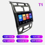 Android Autoraadio KIA Sportage 2 2008-2010 jaoks Multimeediapleier Peaseade Stereo GPS-navigatsioon BT WIFI 1+16GB 1+16GB,B black