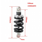 Elektriauto tagumine amortisaator 8 mm modifitseeritud vedruga jalgrattale (10-21 cm)