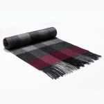 Puhas villane sall, s&uuml;gis-talvine sall, koes kootud klassikaline ruuduline soe lambavillane sall, unisex 180cm must