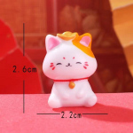 Individualistlik vaigu mini Maneki-neko kassi kaunistused Armsad t&ouml;&ouml;laua kaunistused Tervendavad kingitused lastele Kodukontori lauakaunistus