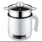 Mini multifunktsionaalne elektriline k&uuml;psetusmasin 1,7-liitrine &uuml;he-/kahekihiline kuumpott intelligentne elektriline riisipliit, mittenakkuvad pannipotid UK valge