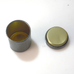 Kaasaskantav suhkrukohv, kommid teekanister teehoidik, mini metallist plekkpurk 4.5cm*6.2cm kuld