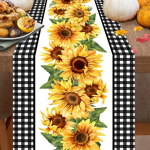 Uus s&uuml;gisleht k&otilde;rvitsa laualipu lina tr&uuml;kkimine elutoa laud teelaua festivali kaunistus p&otilde;hjamaise laudlina 33*183cm