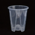 Ilus juurekontrolliga l&auml;bipaistev lillepott plastist istutuspott Phalaenopsis orhideepotid Siseruumides 10cm-Without Tray