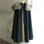 Meeste moodne mantelkrae LLpikk mantliga talven&auml;ituse kost&uuml;&uuml;miga top-pluus L must