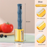 Kolm-&uuml;hes juurvilja-puuviljakoorija multifunktsionaalne koorimisnuga kurgi riiv Praktiline noateritaja k&ouml;&ouml;git&ouml;&ouml;riist