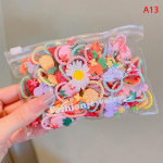 20 tk armsad kummipaelad lastele ei kahjusta juukseid Elastne Hea T&uuml;druk Beebipea Tross V&auml;ike lips Juuksed Chirp Peakate A6