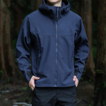 S&uuml;gisene tuulejope Meeste kapuutsiga &uuml;ler&otilde;ivad Mantlid Meeste avara lukuga vabaaja kapuutsiga jope Trendikad m&auml;gironimisriided L khaki