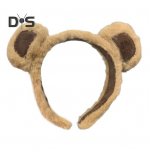 1/3 tk karuk&otilde;rva juukser&otilde;ngas pehme pinnaga elastne peapael meik N&auml;opesu dekoratiivne multifilmi juuksepael 1pc khaki