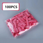 100 &uuml;hekordselt kasutatavat du&scaron;im&uuml;tsi vannitamiseks veekindlad t&auml;iskasvanute juuksekuivatusm&uuml;tsid tolmukindlad plastikust peakatted meestele ja naistele valge