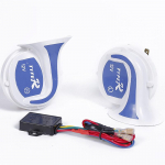 2TK 12V Autok&otilde;lar S&otilde;iduki Auto 8 H&auml;&auml;le Toon Muusika Selged K&otilde;larid Pasunad Mootor Mootorratas Signaalpasun Alarm Autotarvikud