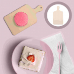 Sulatuslaud M&auml;rgistusega l&otilde;ikelauad DIY Puidust l&otilde;ikelaud alusalused Leivaalused Toidu serveerimine Lapsele 12.00X6.00X0.20CM