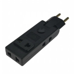 4-&uuml;hes seinakontakti pikendus Eu elektripistikupesa 180 kraadi pistiku adapter reisiadapter kaasaskantav toitemuundur