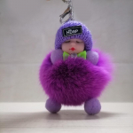 Magava beebi v&otilde;tmehoidja armas pehme kohev pl&uuml;&uuml;sist nuku v&otilde;tmehoidja naiste t&uuml;drukute kotid ripats seljakott Aksessuaarid kingitused heleroheline v&auml;rv