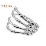 Kuradik&uuml;&uuml;s K&auml;ev&otilde;ru Gooti Kummitusk&auml;si Retro Kolju Skelett K&auml;si K&auml;ev&otilde;ru Avatud Luu K&auml;e Mansett Halloweeni Kost&uuml;&uuml;mi Aksessuaar Peoehted h&otilde;be