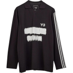 adidas x Y-3 U GFX Logo Pikkade varrukatega T-s&auml;rk Must Unisex Streetwear JN4876 M white