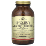 Solgar, E-vitamiin, d-alfa tokoferool, d-gamma tokoferool pluss, d-delta tokoferool ja d-beeta tokoferool, 268 mg (400 R&Uuml;), 250 pehmet geeli