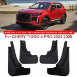 Sobib mudelile CHERY TIGGO 4 PRO 2024 2025 Car Styling ABS auto porilappide pritsmekaitse porikaitse poriklapid eesmise taga poritiiva auto lisavarustus must
