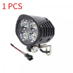 1/2tk 2in1 elektriline jalgratta LED-esituli suure heledusega elektrilise rolleri LED esituli koos sarvega 48V ohutushoiatuslamp
