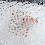 Kuldse lillega k&uuml;&uuml;nekleebis Flash Sweet Nail Styling liim stereoskoopiline k&uuml;&uuml;nekunst isetegemise k&uuml;&uuml;neentusiastidele ja k&uuml;&uuml;netehnikutele