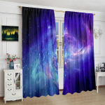 2 tk - eritellimusel - tr&uuml;kitud kardin - pol&uuml;ester materjal - magamistuppa elutuppa privaatsusvastane kardin 30inchx65inchx2Pcs