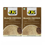 JK musta pipra pulber 100g | Esmaklassiline v&auml;rske jahvatatud pipar toiduvalmistamiseks, maitsestamiseks ja v&uuml;rtsideks | Looduslik ja puhas must pipar (Pakis 2)
