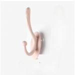 Ilma aukude puurimiseta konksud, kleepuv kinnitus ukse taga, j&auml;lgi j&auml;tmata, k&ouml;&ouml;gi seina kaunistus, loominguline v&otilde;tme-, mantli- ja m&uuml;tsiriiul one size roosa