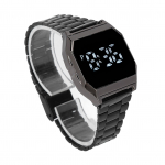 LED-kell Student Tetragonum digitaalsele spordikellale koos kokkupandava lukuga alarmi ajastusega &ouml;&ouml;valgustiga