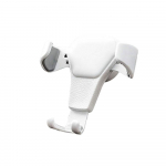 Gravity autohoidik telefoni &otilde;huventilaatori klambriga kinnitusega mobiilse k&auml;rjealuse nutitelefoni GPS-i tugi iPhone 13 12 Xiaomi Samsung jaoks valge