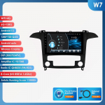 Hizpo 2din Android Auto Raadio Ford S-Max 2007 - 2015 jaoks Auto AC Auto Raadio Multimeedia Video M&auml;ngija GPS Navi Peaseade Carplay 4G BT RDS intelligentne DVR W7 8Core 6G 128G,AI